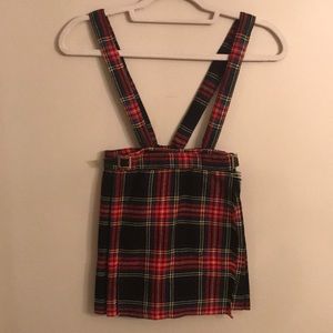Vintage Filene’s Child’s Plaid Holiday Wool Blend  Pleated Skirt